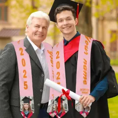 Custom Graduation Stoles 6.45" × 70.8" thumbnail 6