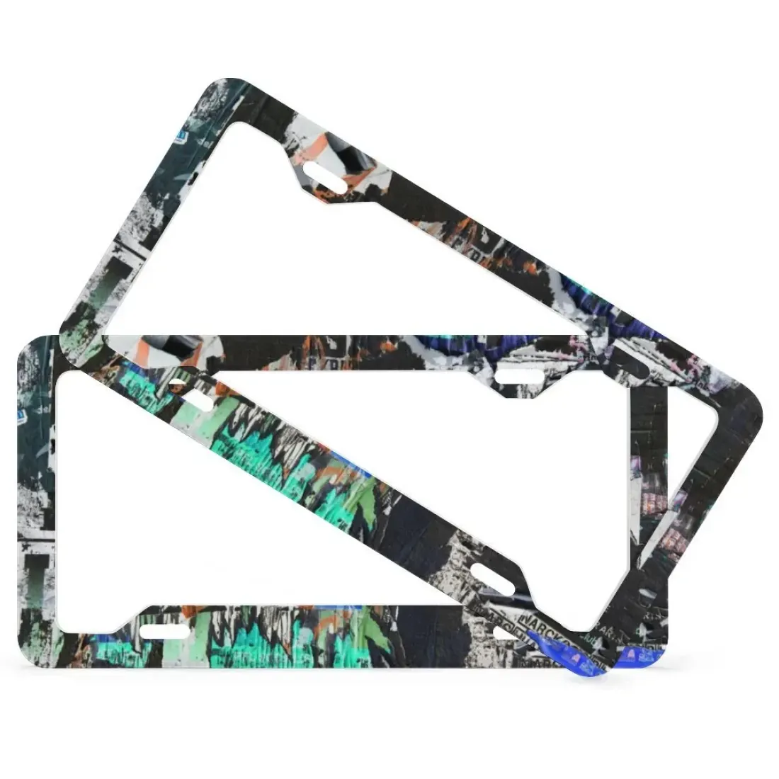 License Plate Frame - 4 Round Holes (Set of 2) — photo 4