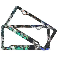 License Plate Frame - 4 Round Holes (Set of 2) thumbnail 4
