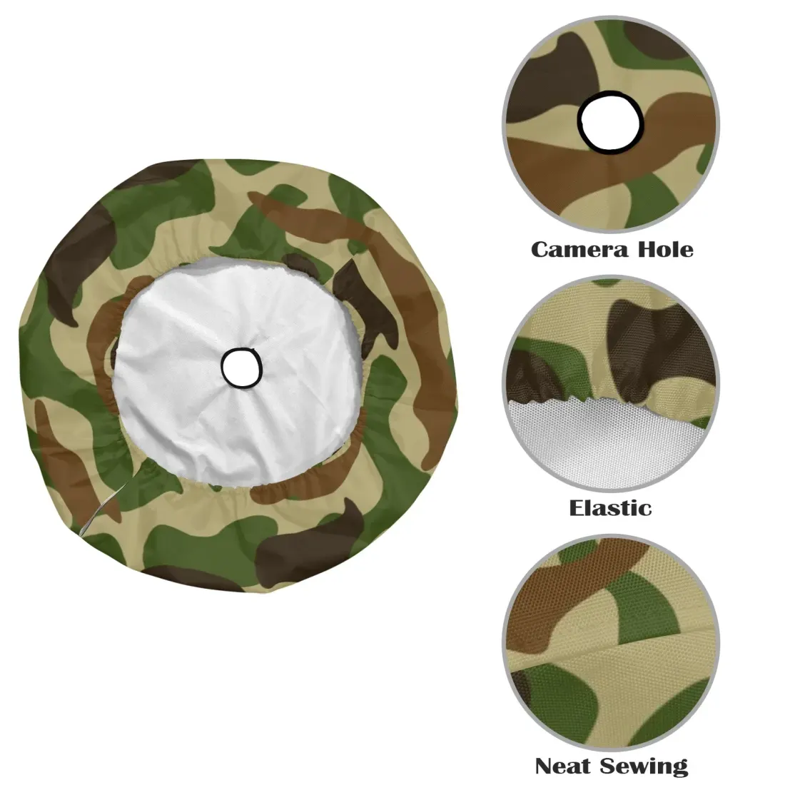 Spare Tire Cover with Backup Camera Hole (Large) — photo 3