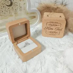 Custom Wooden Ring Box thumbnail 1