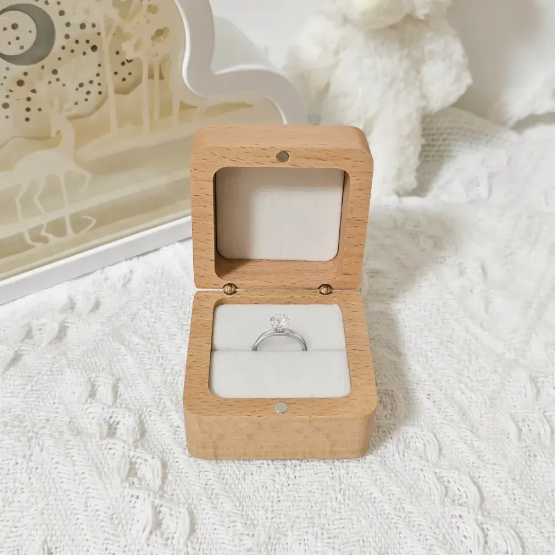 Custom Wooden Ring Box — photo 3