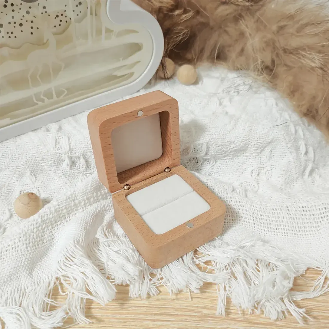 Custom Wooden Ring Box — photo 4