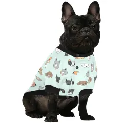 All Over Print Pet Dog Round Neck Fuzzy Shirt thumbnail 1