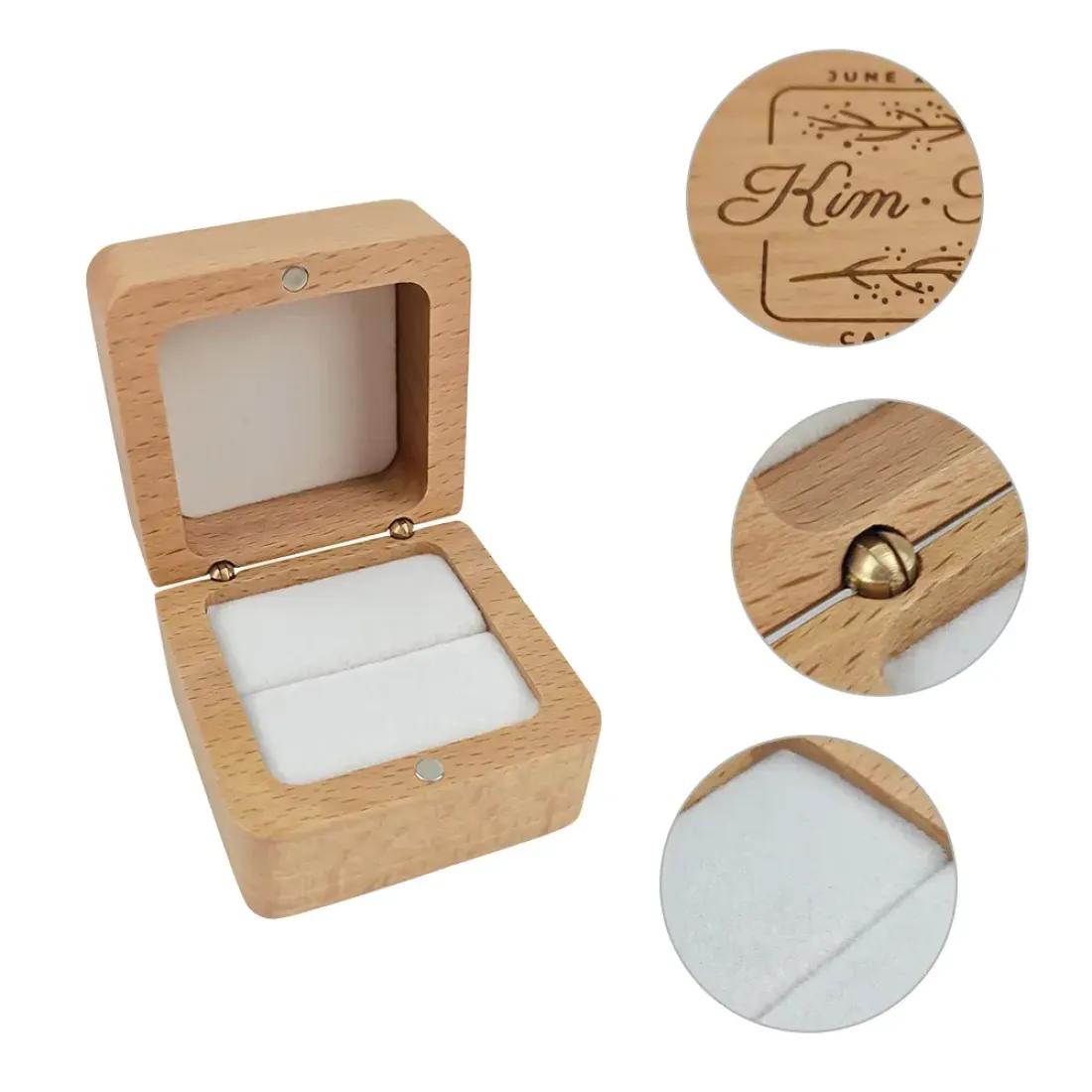Custom Wooden Ring Box — photo 6