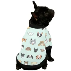 All Over Print Pet Dog Round Neck Fuzzy Shirt thumbnail 2