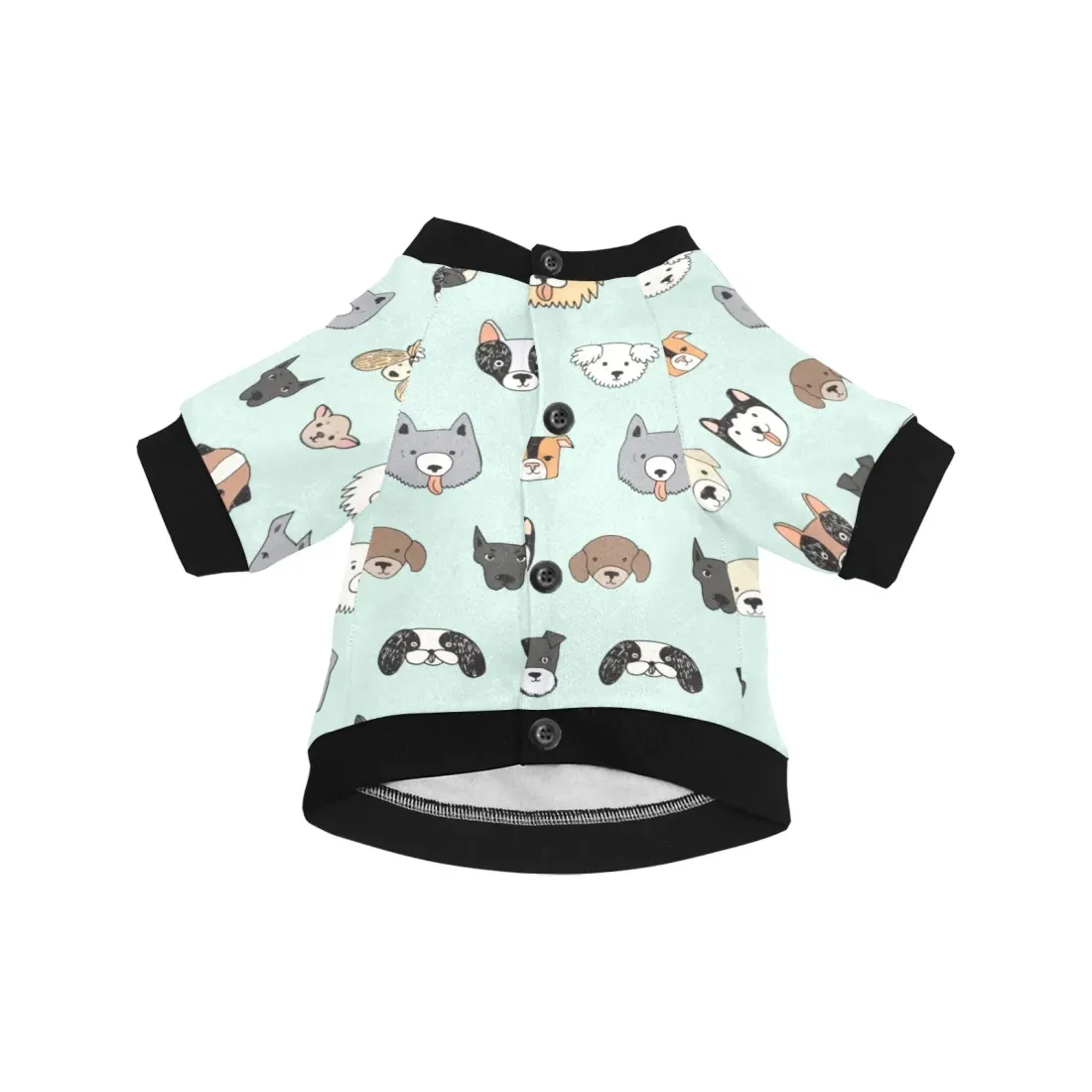 All Over Print Pet Dog Round Neck Fuzzy Shirt — photo 5