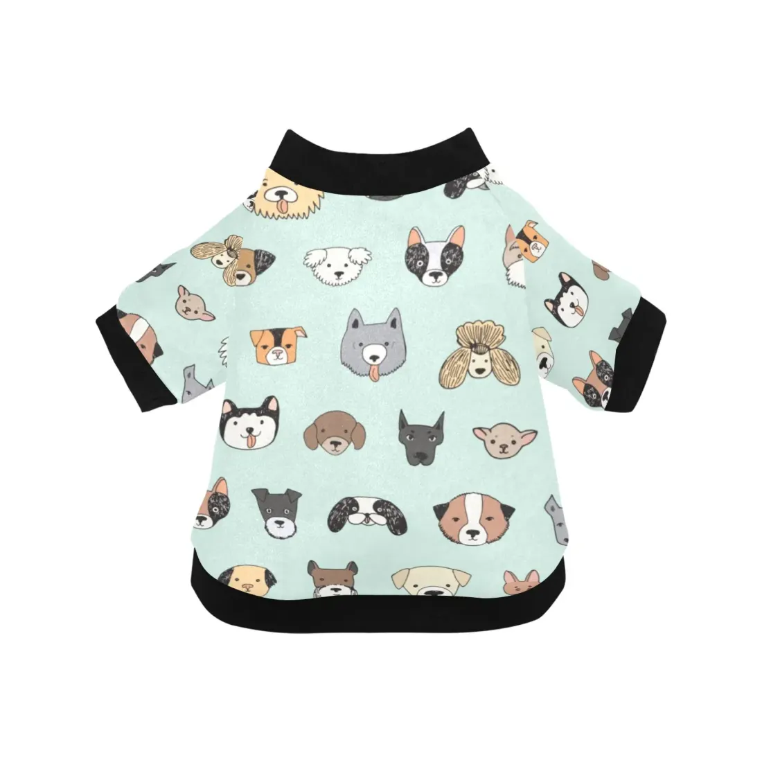 All Over Print Pet Dog Round Neck Fuzzy Shirt — photo 6