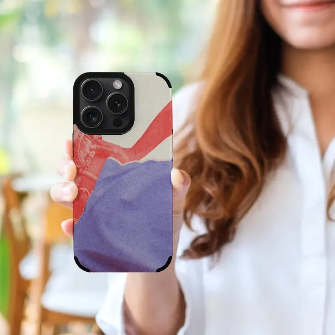 Custom iPhone 15 Pro Max Fiber Leather Case — photo 2