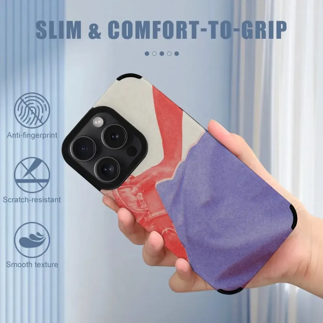Custom iPhone 15 Pro Max Fiber Leather Case — photo 3