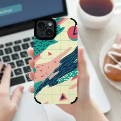 Custom iPhone 15 Plus Fiber Leather Case thumbnail 1