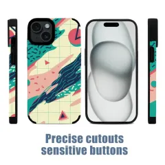 Custom iPhone 15 Plus Fiber Leather Case thumbnail 3