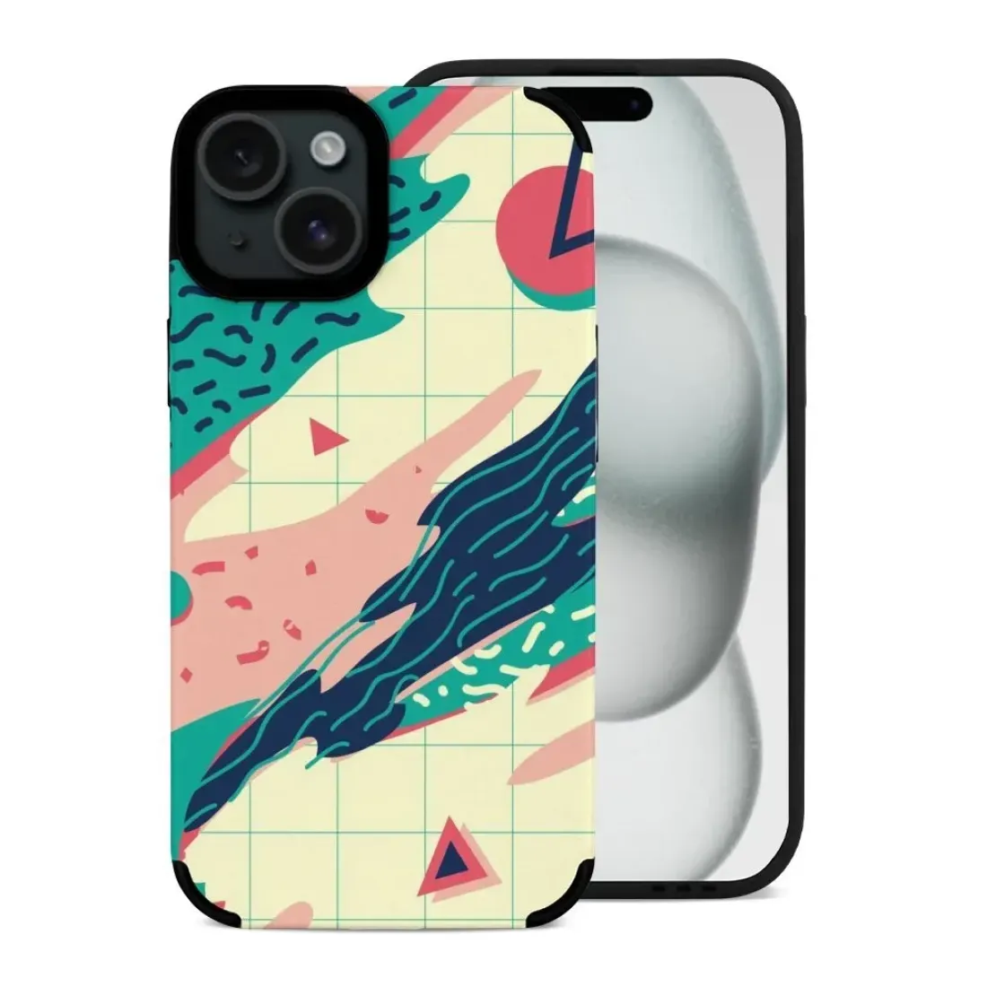 Custom iPhone 15 Plus Fiber Leather Case — photo 4