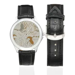 Women's Classic Leather Strap Watch (Model 203) thumbnail 1