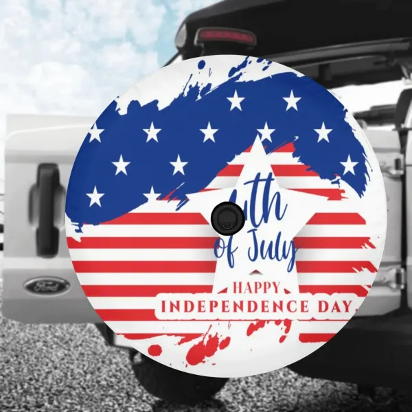 Spare Tire Cover with Backup Camera Hole (Medium)