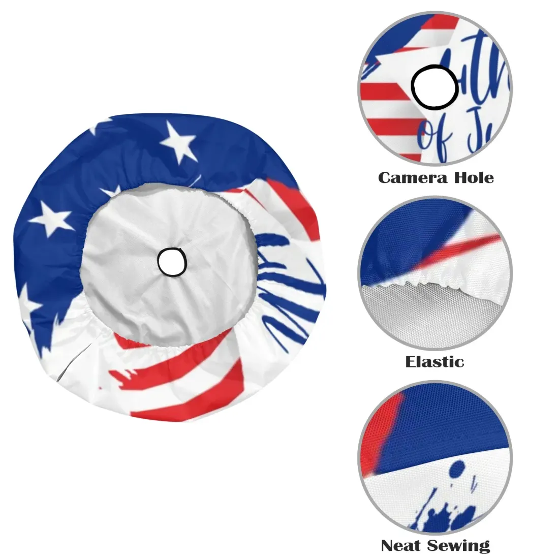 Spare Tire Cover with Backup Camera Hole (Medium) — photo 3