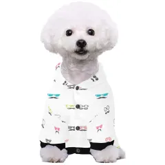 All Over Print Pet Dog Fuzzy Hoodie thumbnail 1