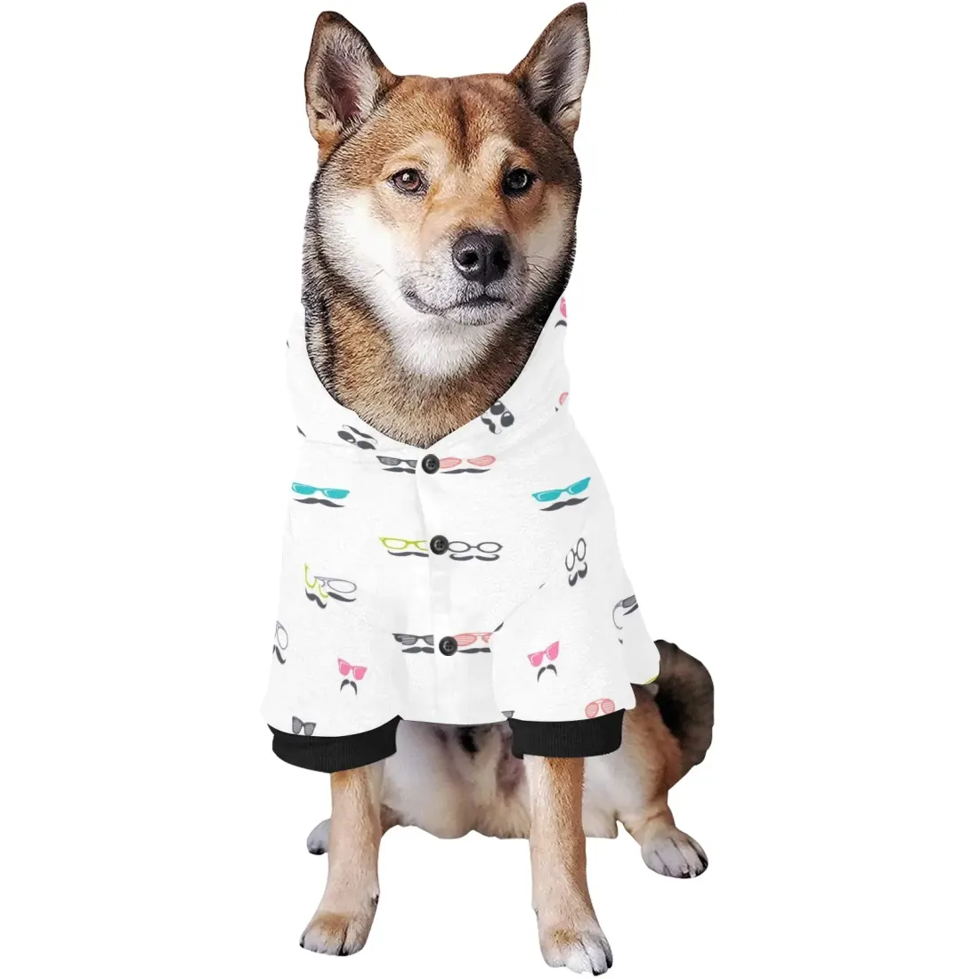 All Over Print Pet Dog Fuzzy Hoodie — photo 3
