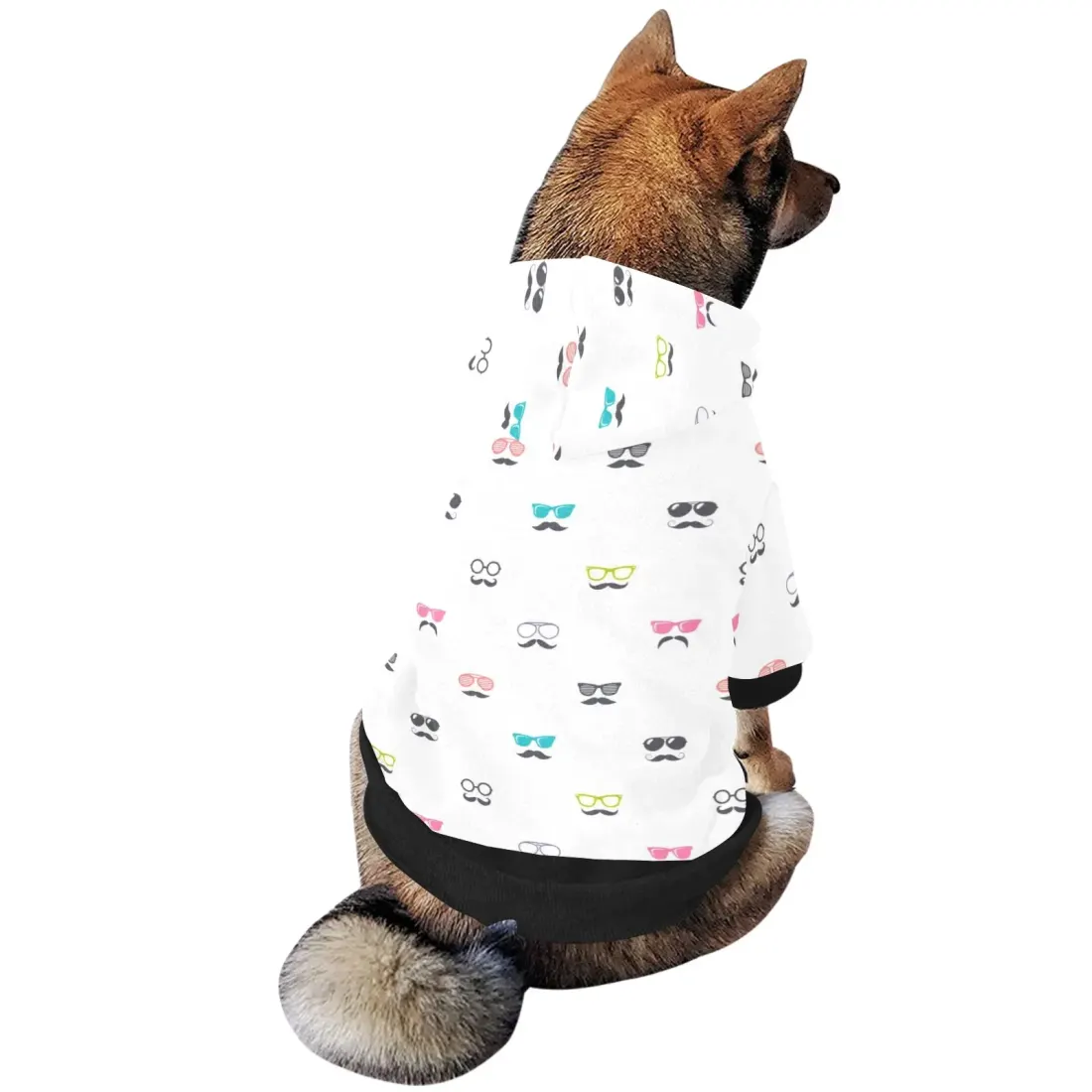 All Over Print Pet Dog Fuzzy Hoodie — photo 4