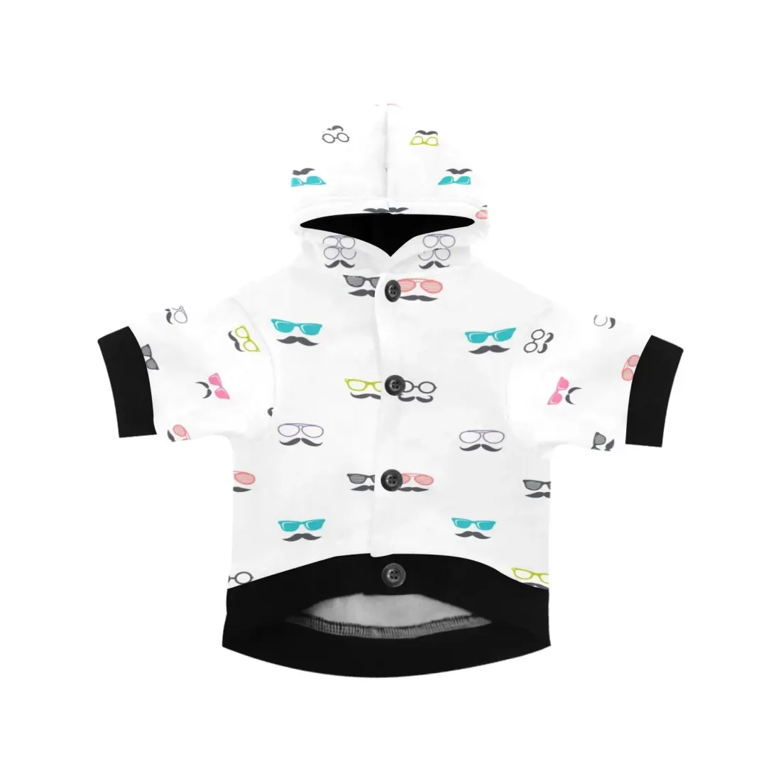 All Over Print Pet Dog Fuzzy Hoodie — photo 5