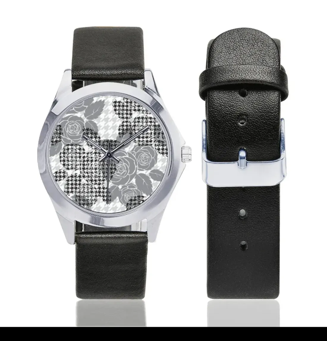 Unisex Round Metal Watch (Model 216) — photo 2