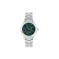 Unisex Stainless Steel Watch (Model 103) thumbnail 1