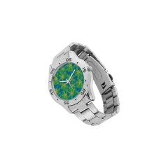 Men's Stainless Steel Analog Watch(Model 108) thumbnail 2