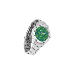 Men's Stainless Steel Analog Watch(Model 108) thumbnail 3