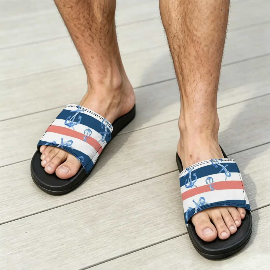 Men's Velcro Slide Slippers — photo 2