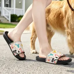 Custom Women's One-piece Slippers thumbnail 2