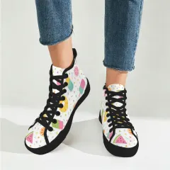 Women's New Vancouver High Top Canvas Shoes thumbnail 3