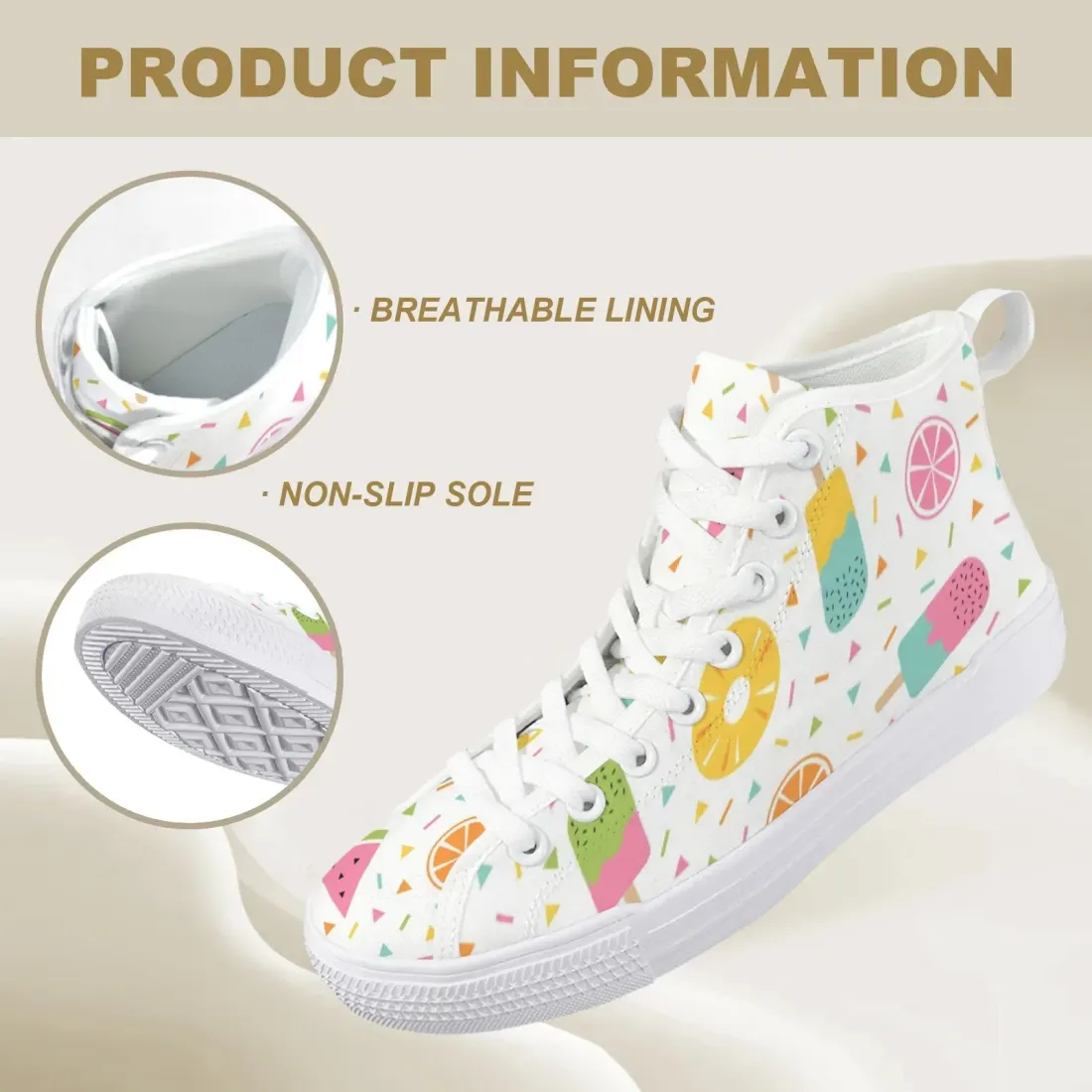 Women's New Vancouver High Top Canvas Shoes — photo 5
