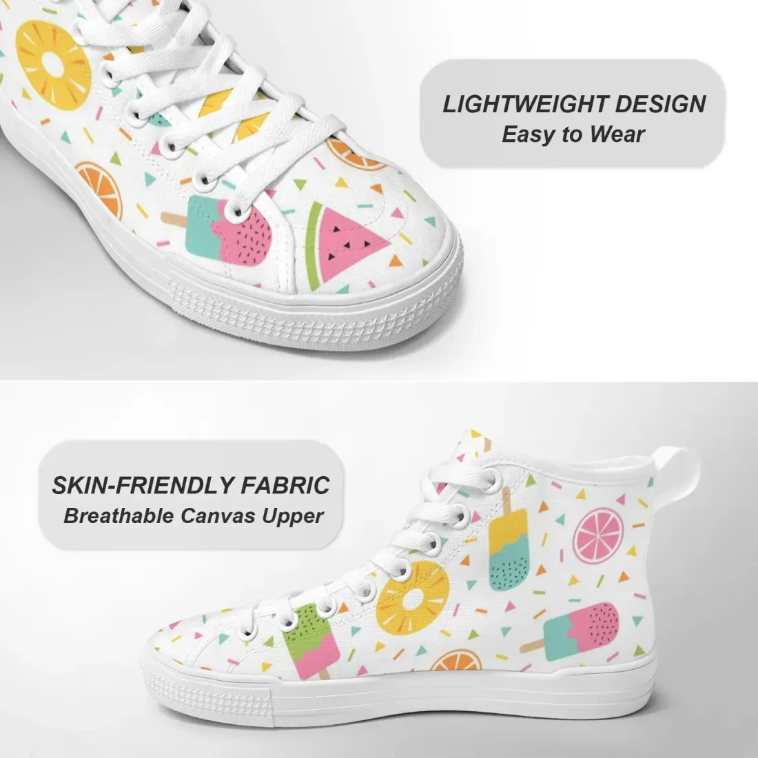 Women's New Vancouver High Top Canvas Shoes — photo 6
