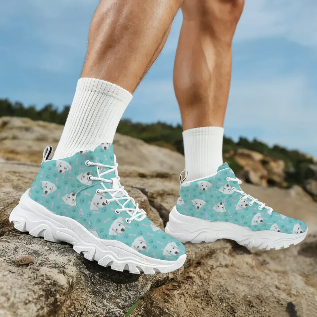 Men's High-Top Outdoor Chunky Sneakers — photo 3