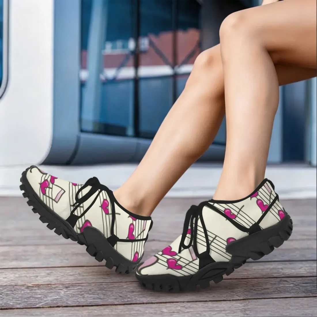 Women's Fitness Shoes with Shoelaces — photo 5