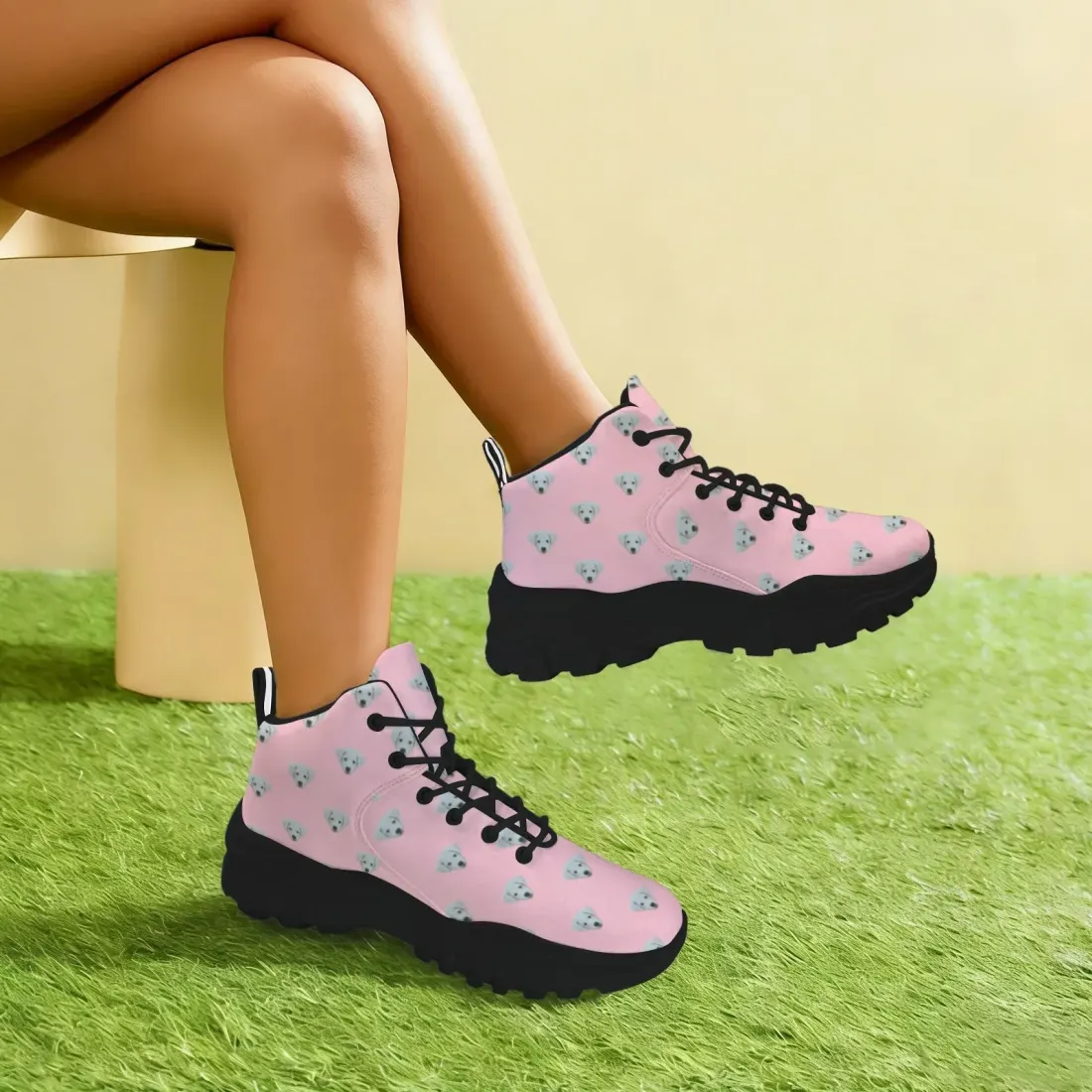 Women's High-Top Outdoor Chunky Sneakers — photo 2