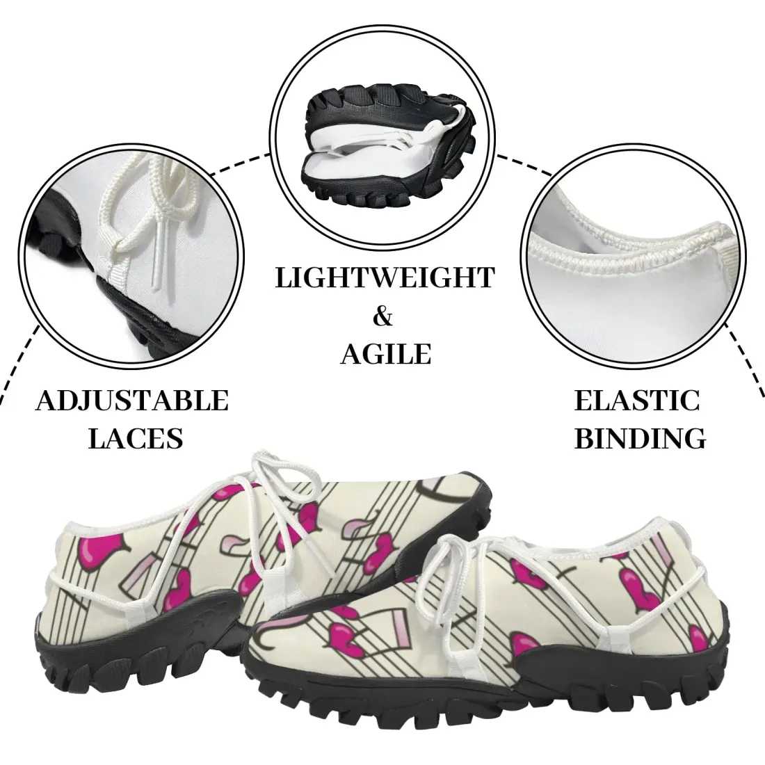Women's Fitness Shoes with Shoelaces — photo 6