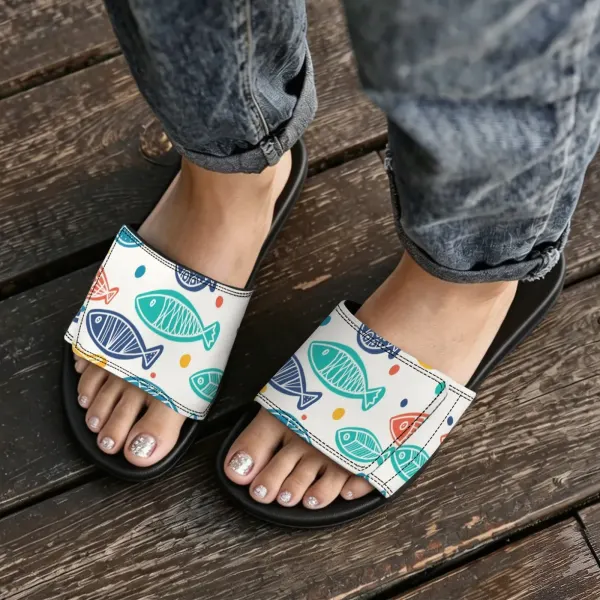 Women's Velcro Slide Slippers