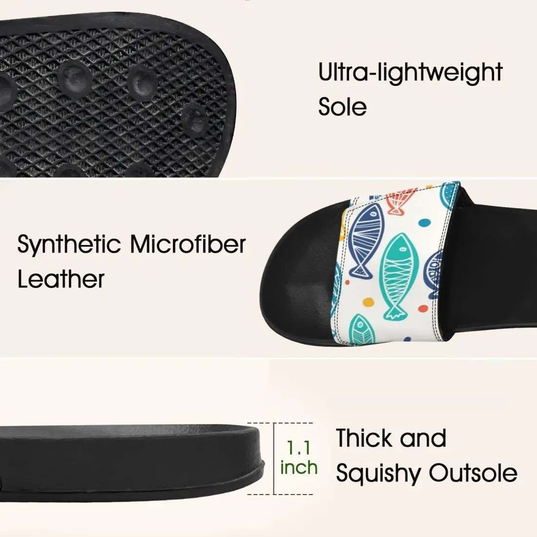 Women's Velcro Slide Slippers — photo 6