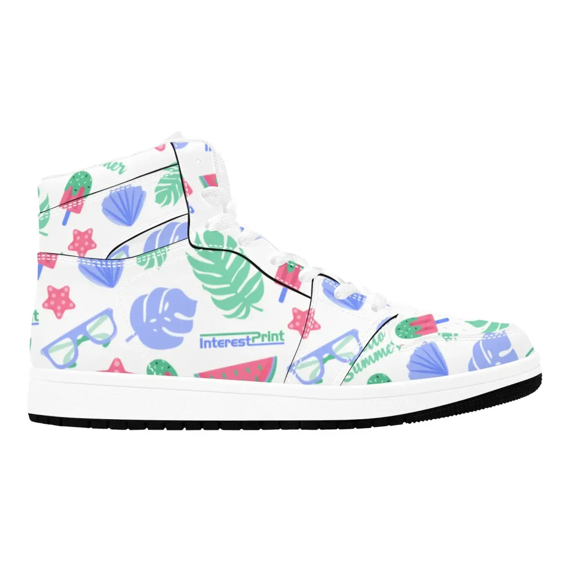 Women's High Top Sneakers (Model 20042) — photo 4