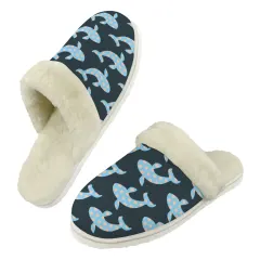 Men's Faux Fur Trim Indoor Slippers thumbnail 3
