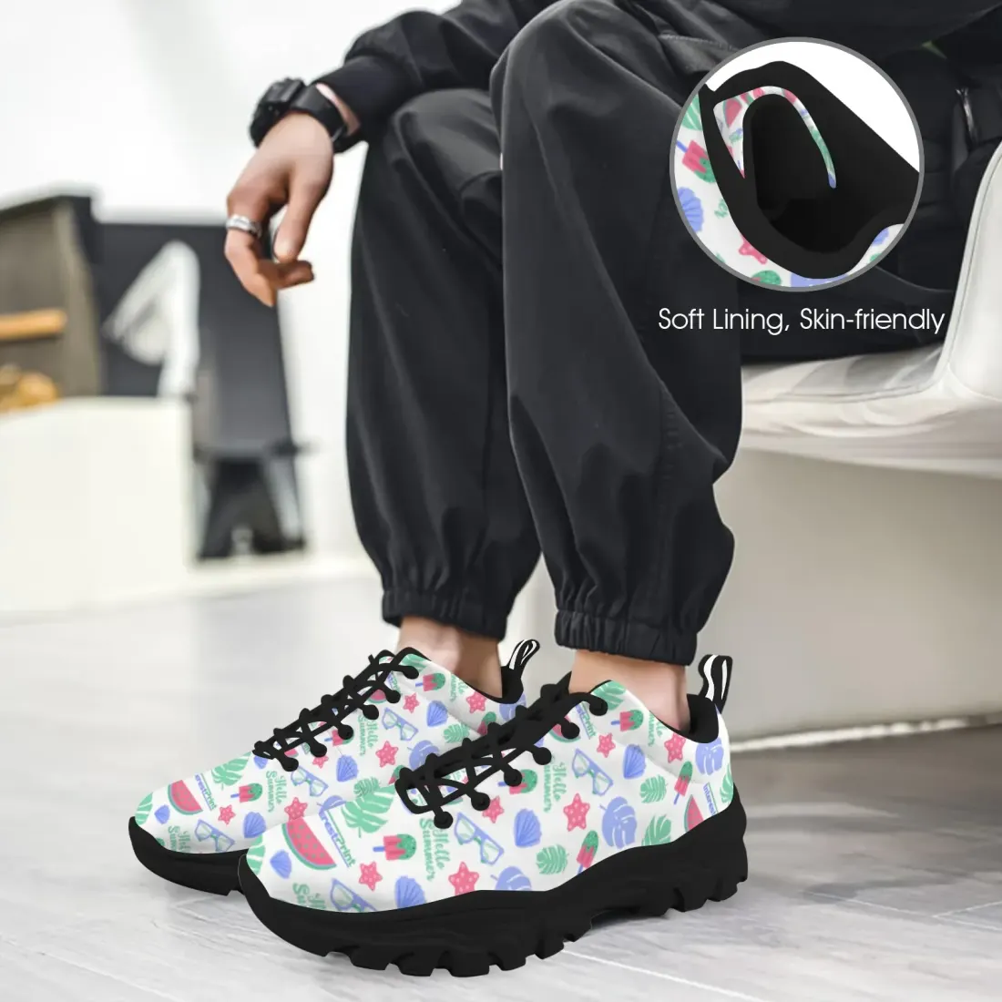 Men's Low-Top Outdoor Chunky Sneakers — photo 2