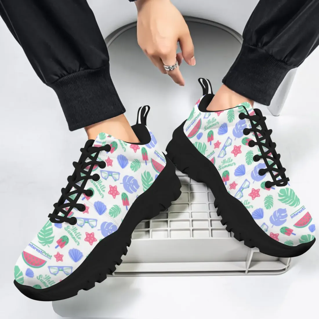 Men's Low-Top Outdoor Chunky Sneakers — photo 3