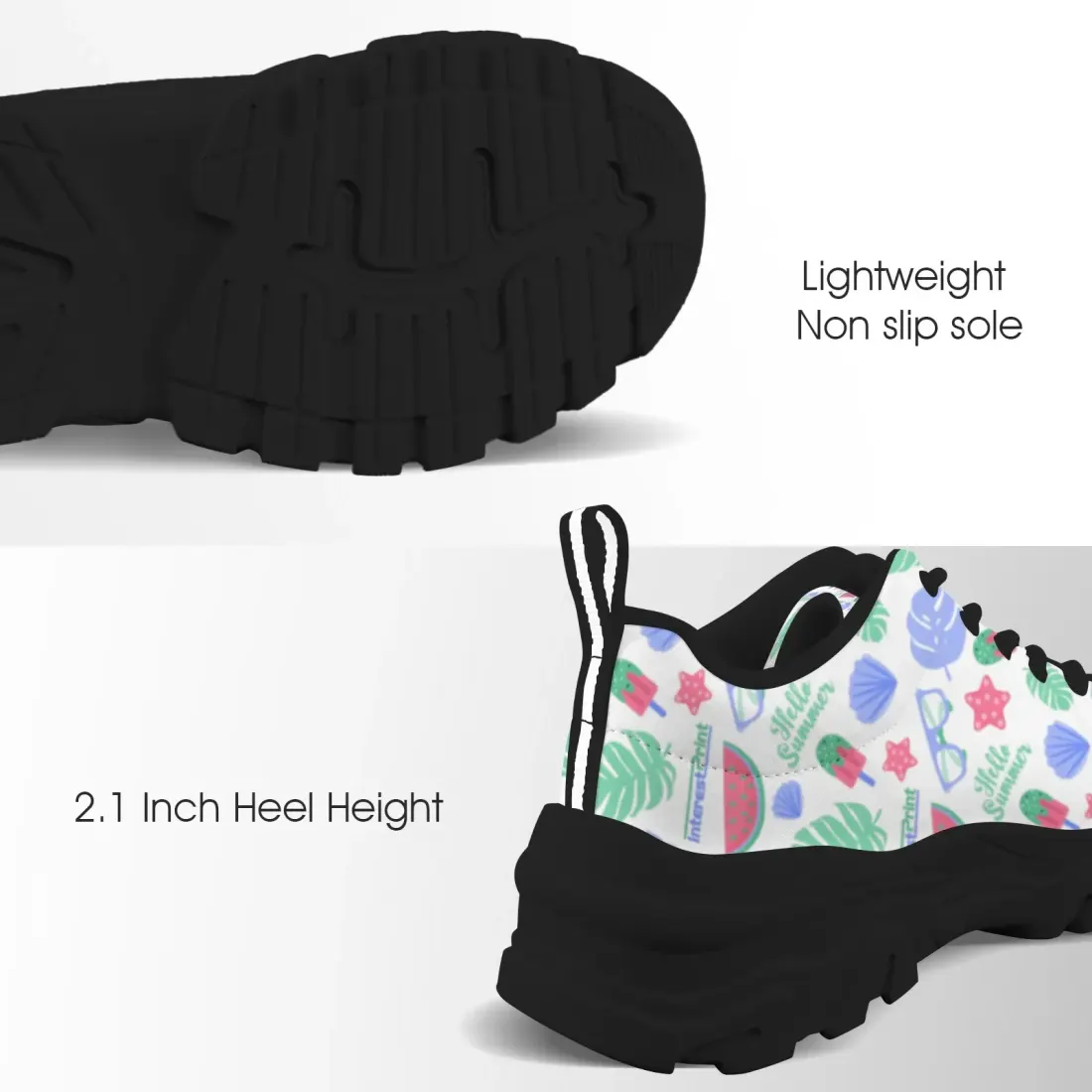 Men's Low-Top Outdoor Chunky Sneakers — photo 5