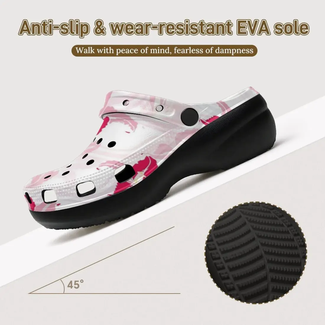 Women's High-heeled Clogs — photo 3