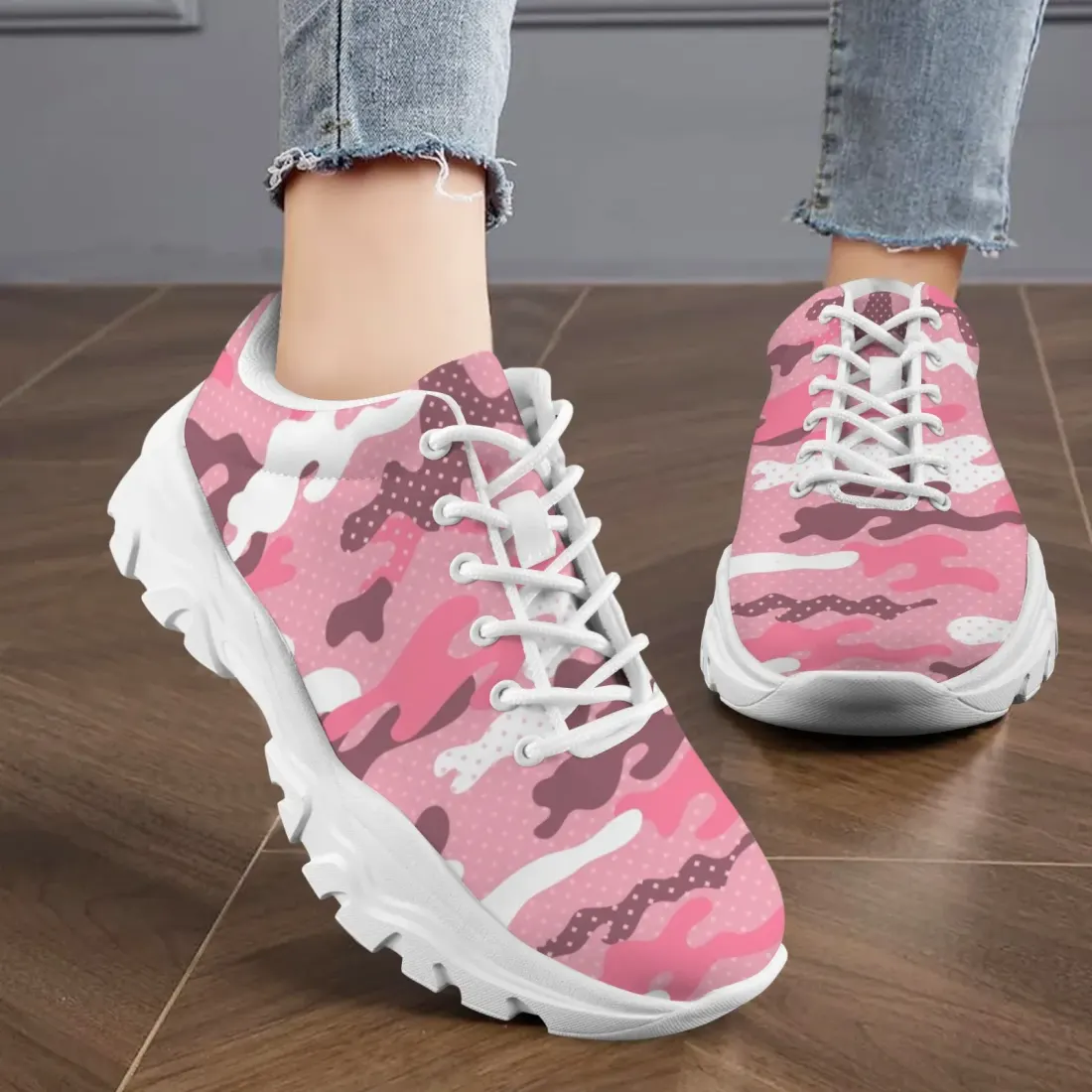 Women's Low-Top Outdoor Chunky Sneakers — photo 6