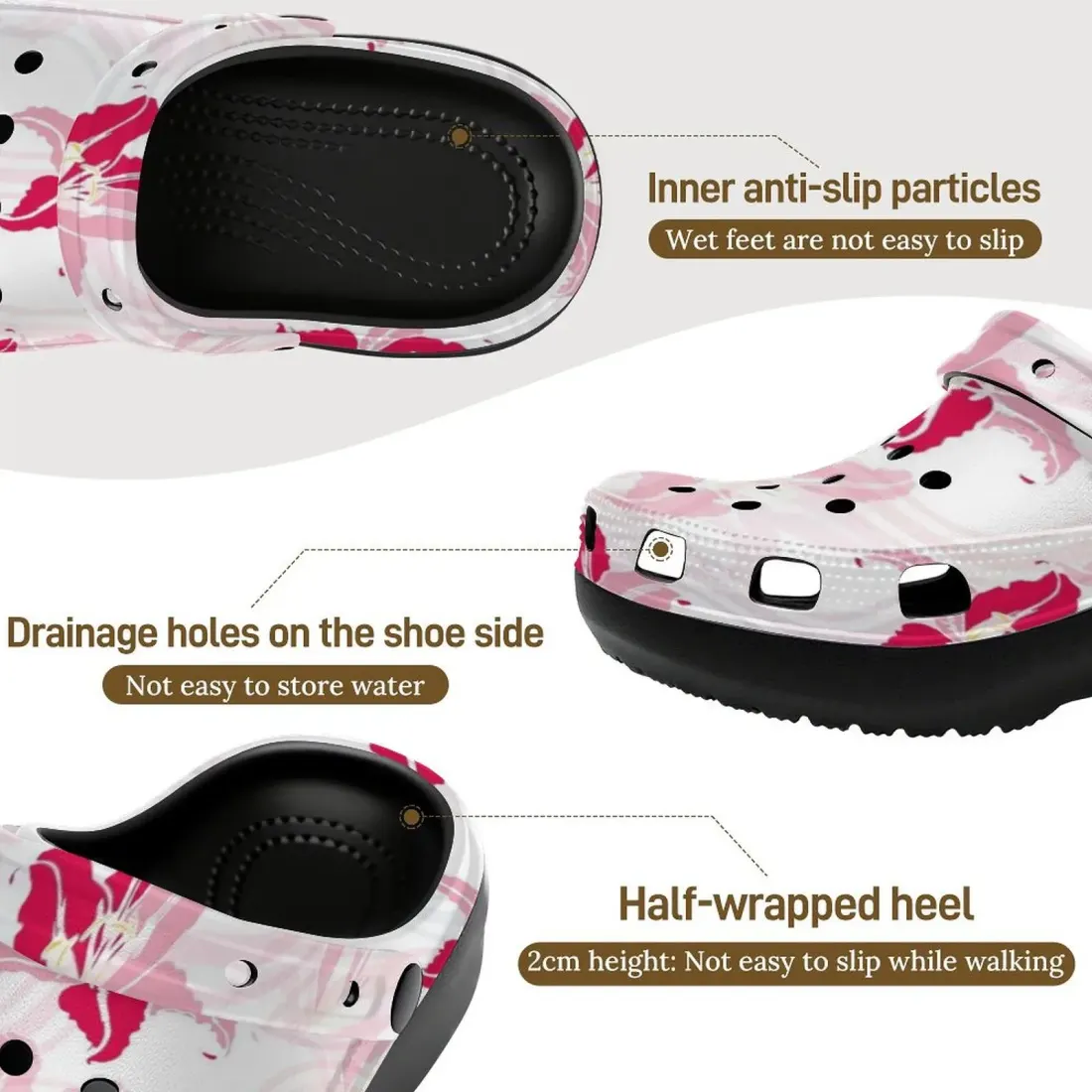 Women's High-heeled Clogs — photo 6