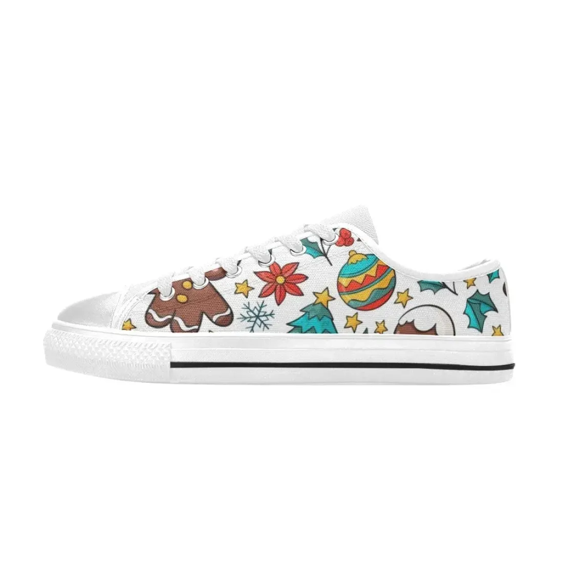 Aquila Canvas Kid's Shoes (Big Kid) (Model 018)(Four Panels with Different Printing) — photo 3