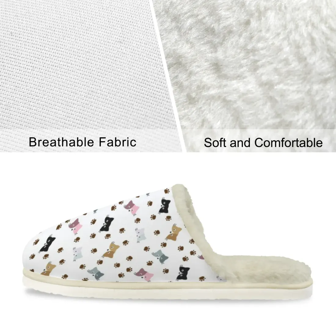 Women's Faux Fur Lined Indoor Slippers — photo 4