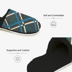 Men's Faux Fur Lined Indoor Slippers thumbnail 4